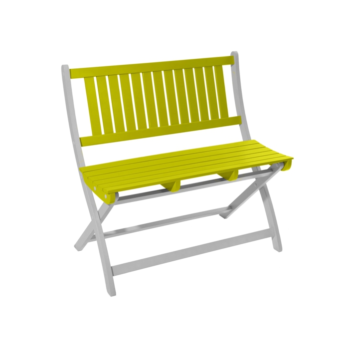 par exemple c'est un banc de jardin pliant en acacia