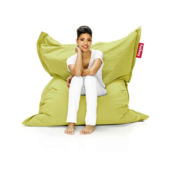 par exemple c'est un pouf géant fatboy vert