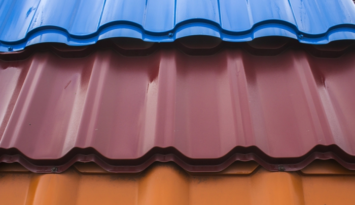 toiture bac en acier différentes couleurs