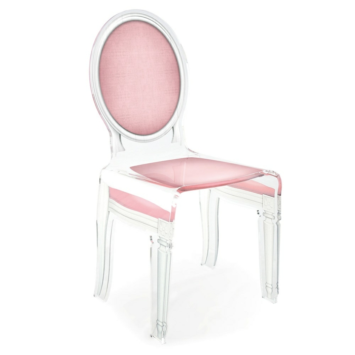 chaise transparente