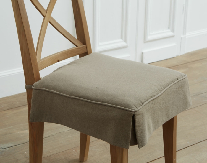 galette de chaise volants plats
