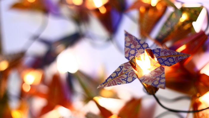 lampe en forme de fleur