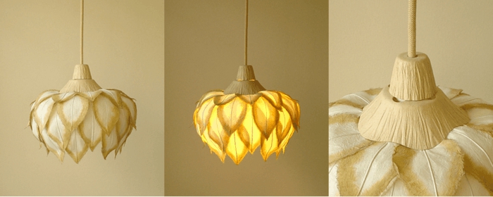 lampe en papier japonais