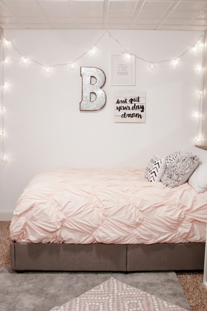 chambre ado fille déco cosy