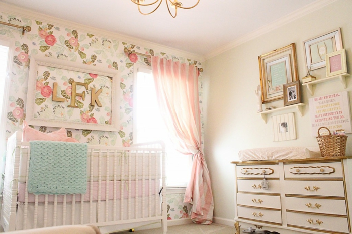 chambre bébé vintage