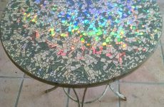 table ronde de jardin