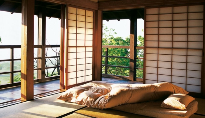 pièce de repos maison japonaise