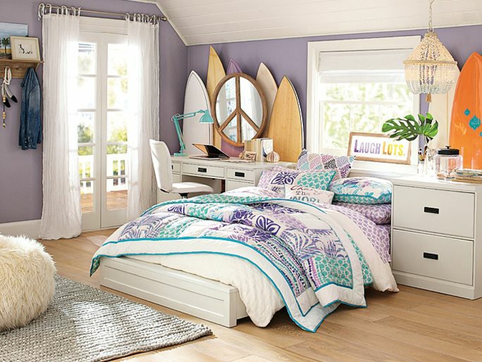 aménagement de chambre ado fille idée