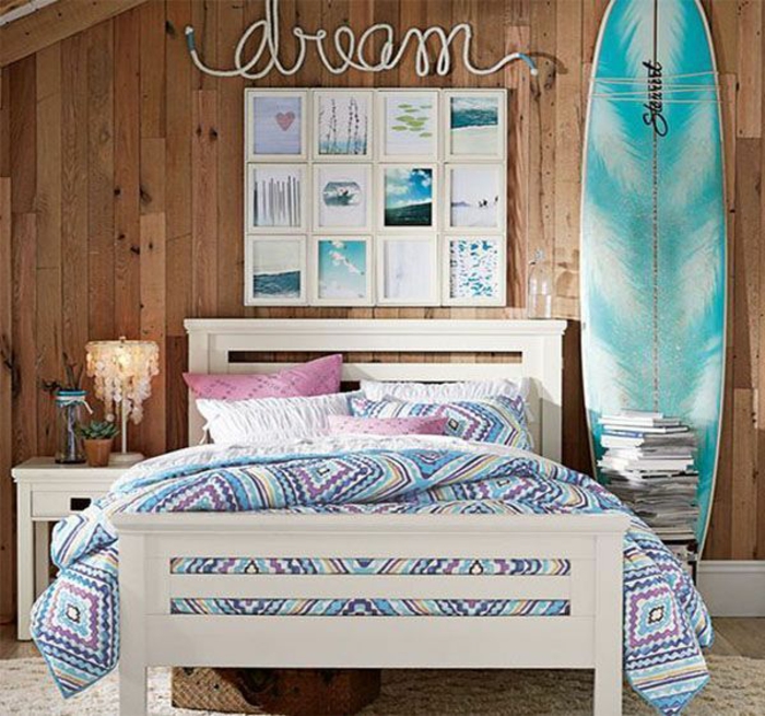 chambre fille ado thème bord de mer