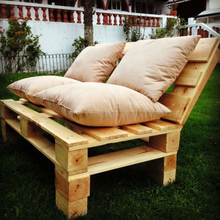 coussins pour votre banc palette