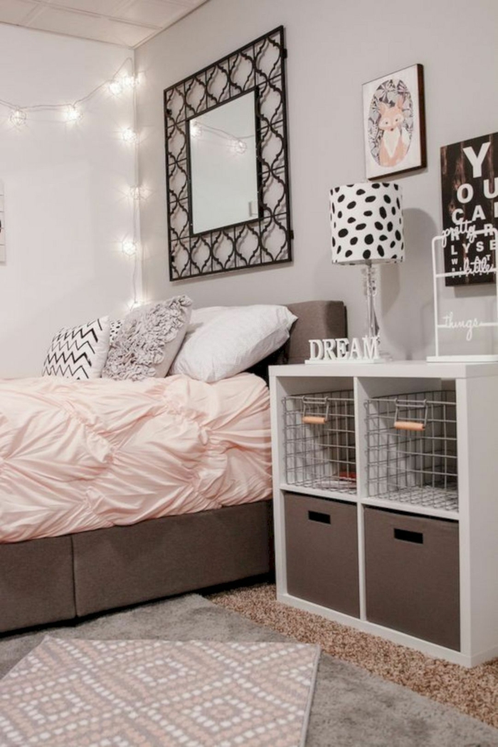 idées comment décorer une chambre fille ado