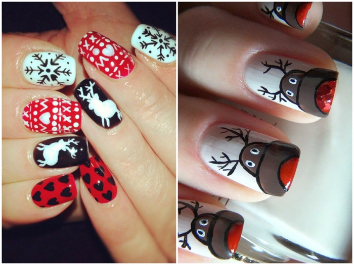 Rudolpph nail art facile