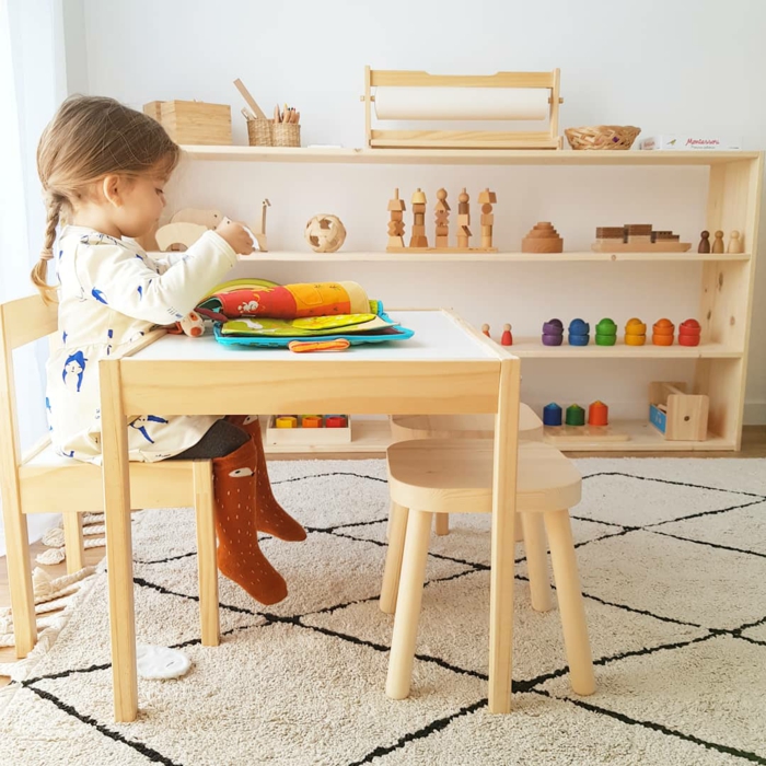 chambre montessori comment organiser un coin d'activités