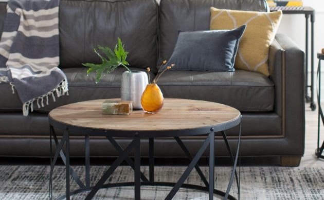 table basse industrielle