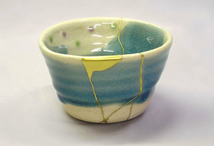 objet déco avec kintsugi