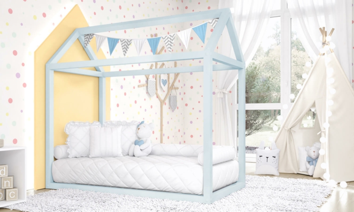 diy lit cabane montessori