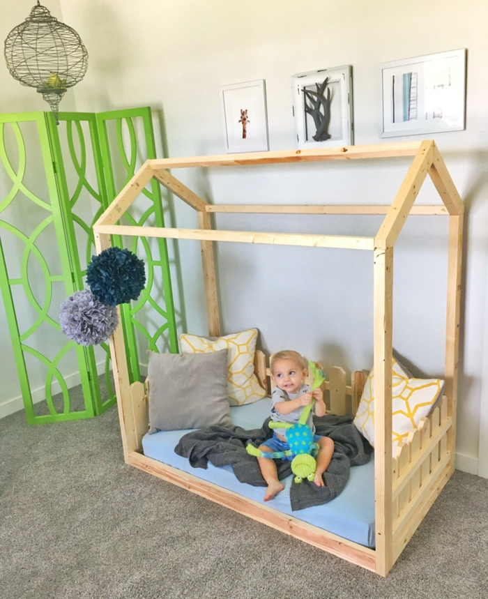 lit cabane montessori petit enfant