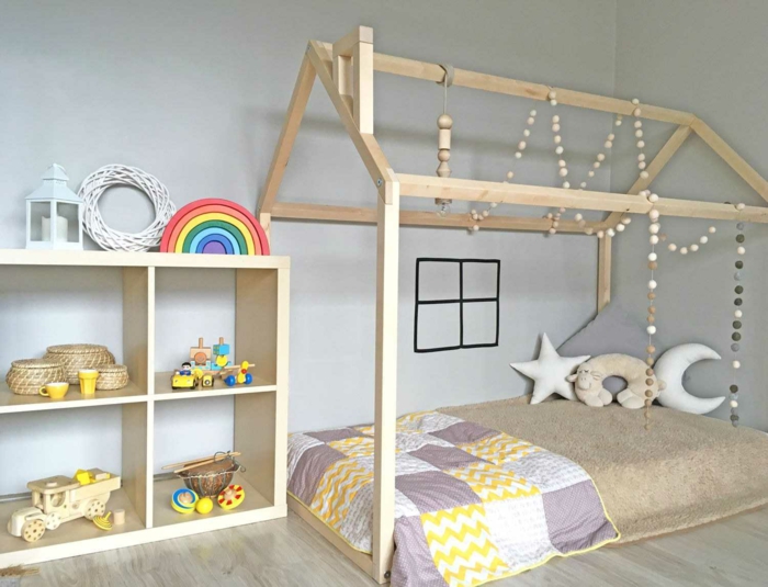 mit enfant lit cabane montessori