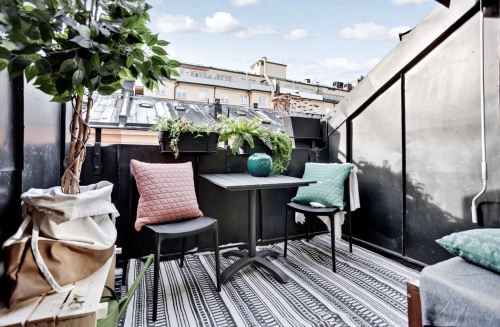 astuce déco balcon terrasse bien sécurisée