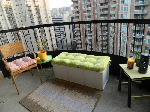 astuce déco balcon vue sur la ville