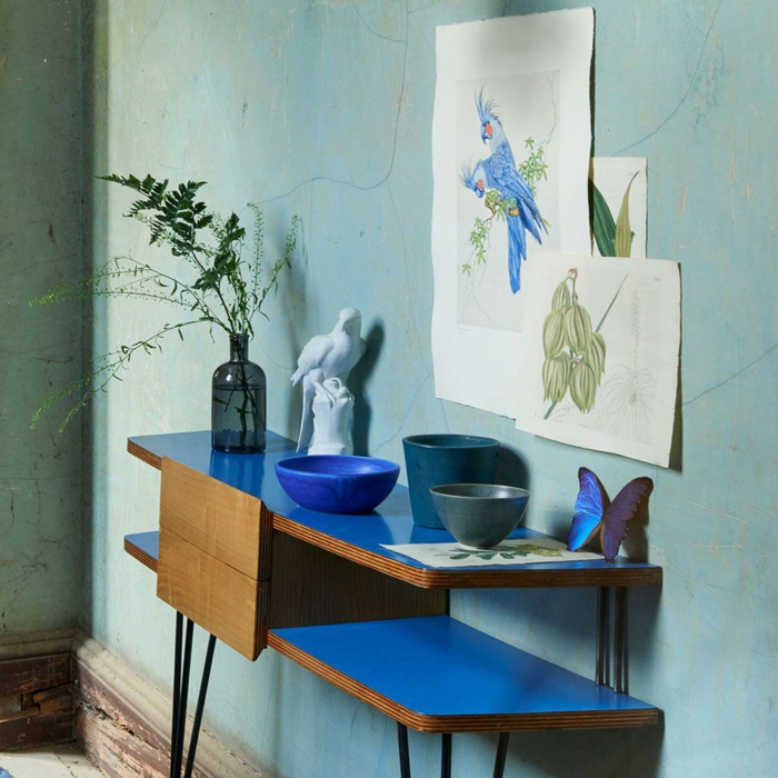 déco couloir étroit mobilier design