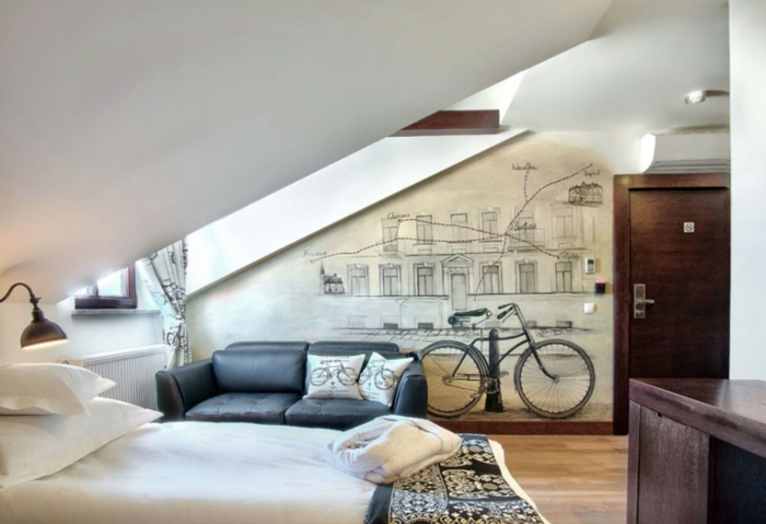 idée déco chambre ado sous combles
