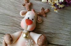 déco de Noël en pâte fimo