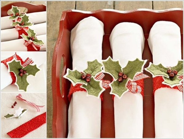 pliage serviette Noël pliage facile