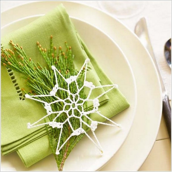 pliage serviette Noël serviette décorée