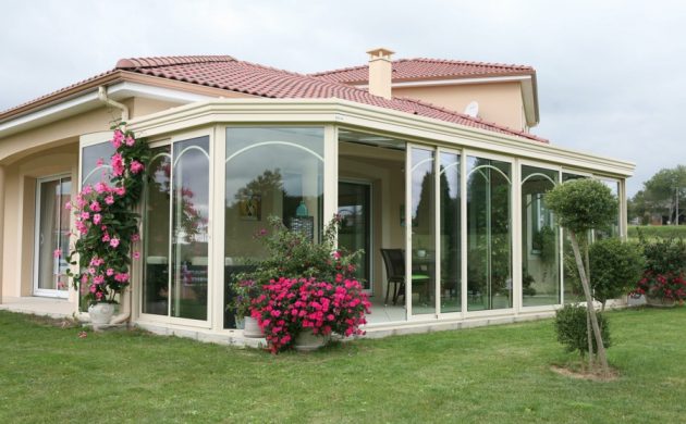 véranda contemporaine