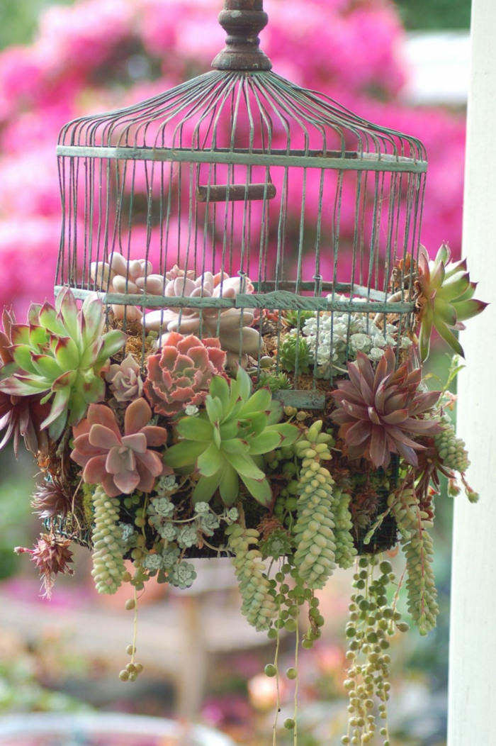 déco jardin récup