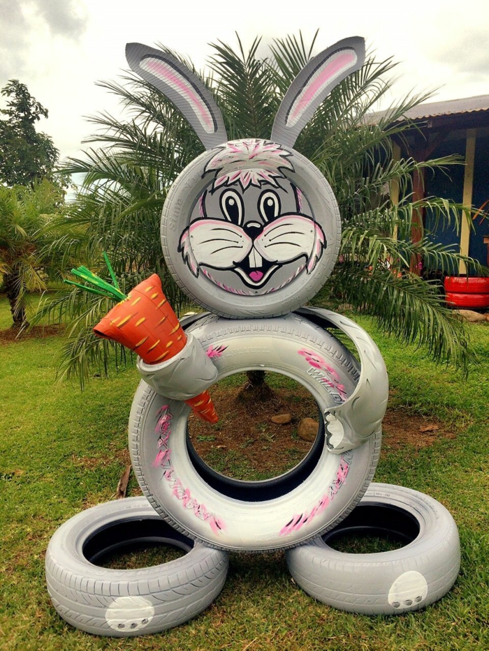 déco jardin récup amusante
