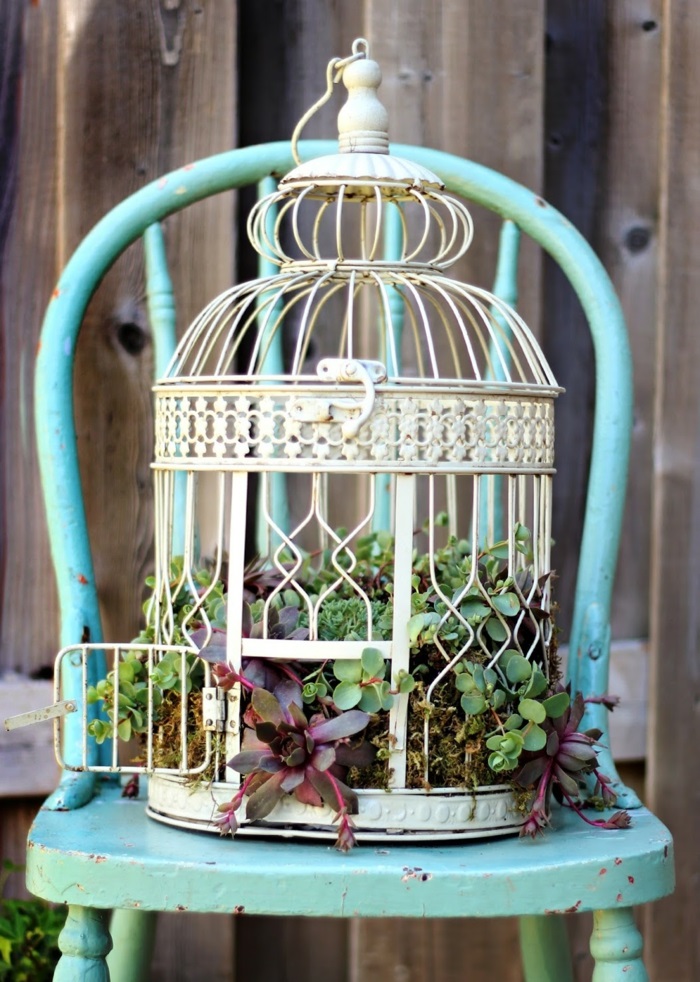 idée déco jardin récup