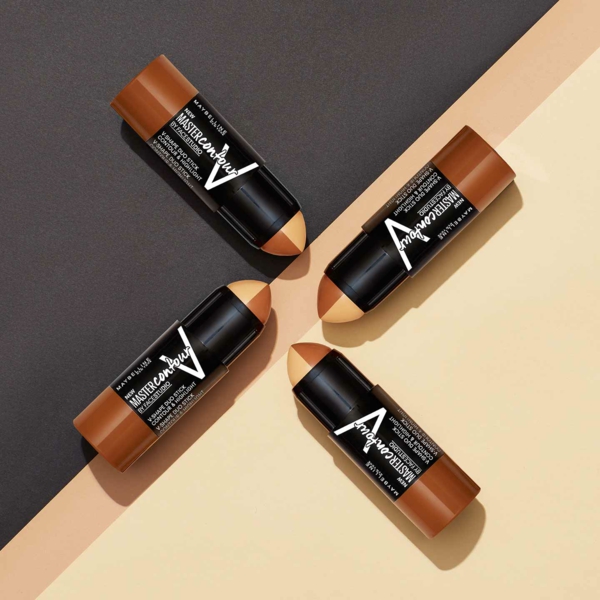 contouring visage rond maybelline produits