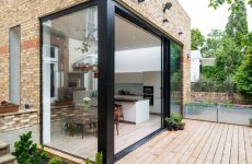 baie vitrée coulissante à galandage