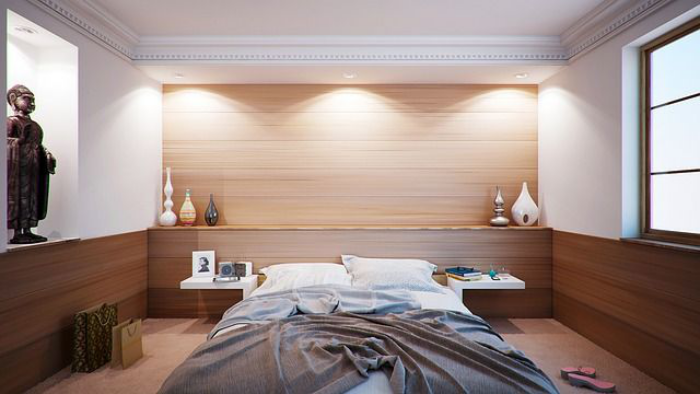 tendance chambre à coucher 2019 lit au milieu