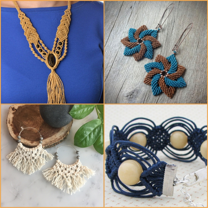 fabriquer des bijoux en macramé