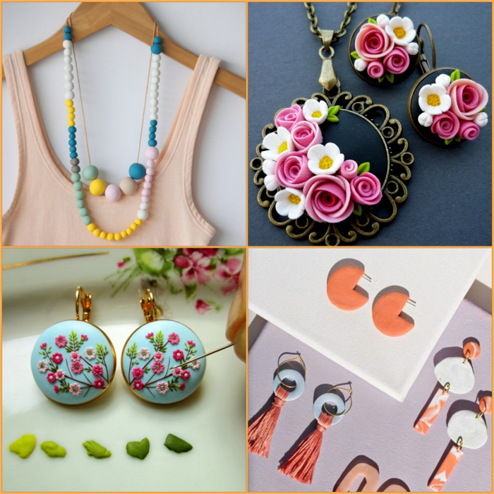 fabriquer des bijoux en pâte fimo