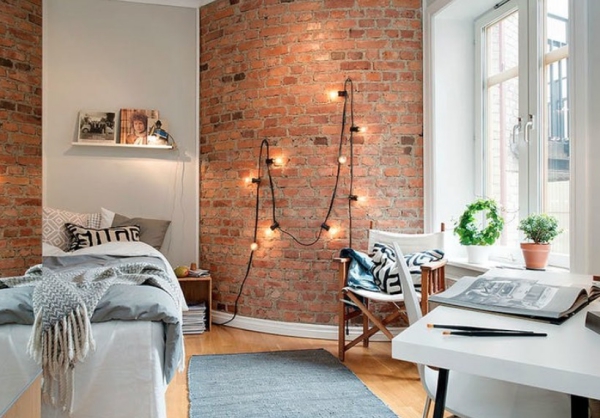 lampe chevet style scandinave