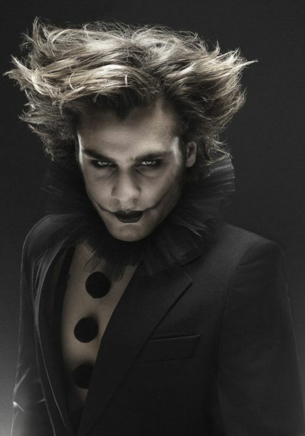 idée de maquillage pour halloween homme clown idée de maquillage halloween homme clown