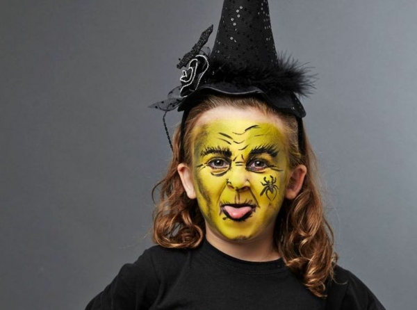 maquillage halloween enfant sorcière