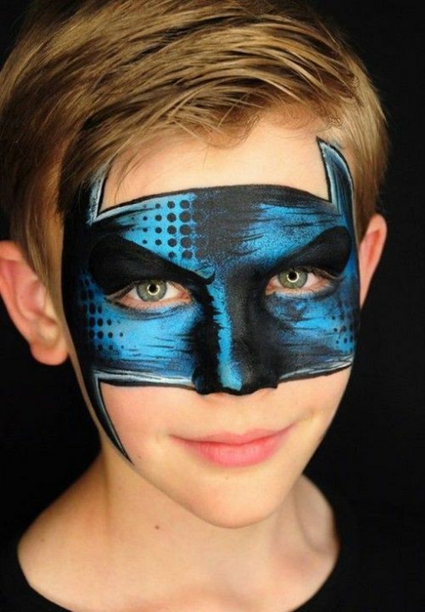 maquillage halloween enfant super héros