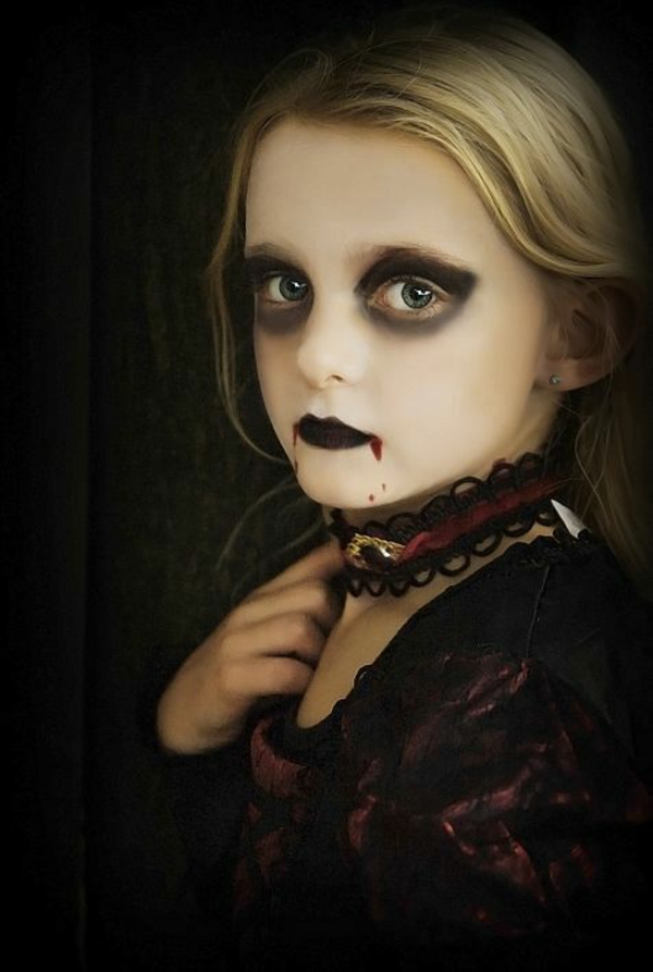 maquillage halloween enfant vampire