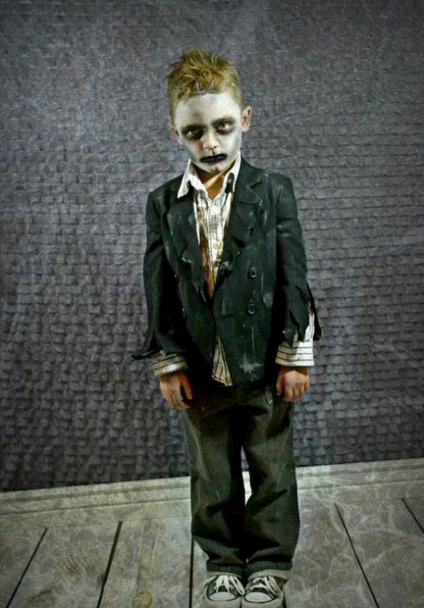 maquillage halloween enfant zombie