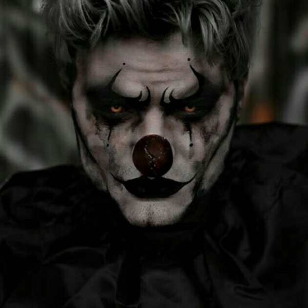 idée de maquillage halloween facile homme clown maquillage halloween homme clown effrayant