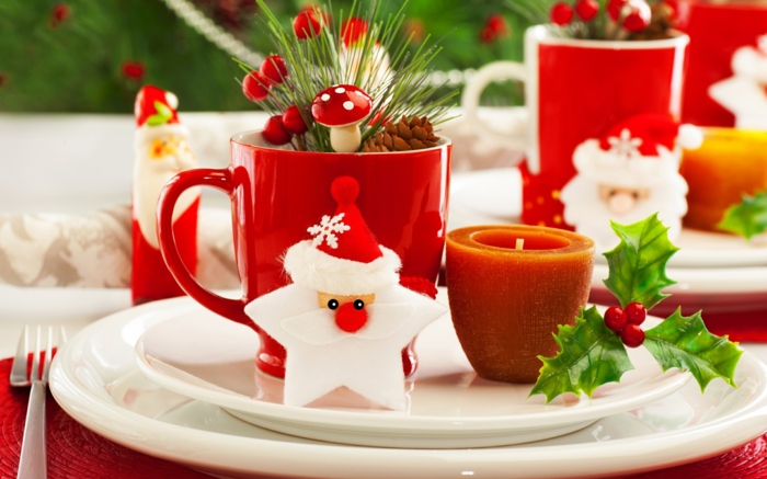 assiette de Noël déco