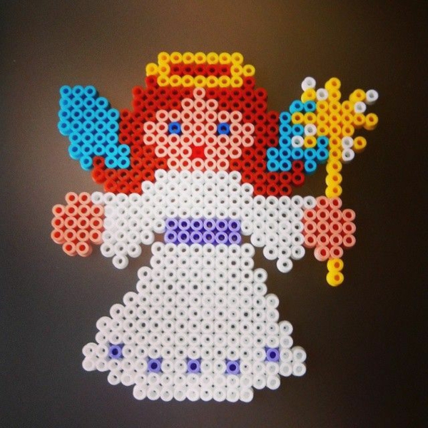 diy ange en perles à repasser