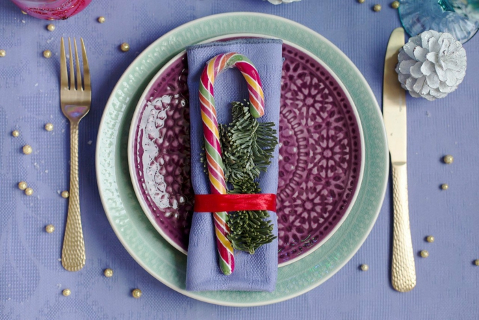 diy déco assiette de Noël