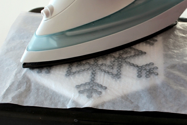 diy déco noël en perles à repasser technique