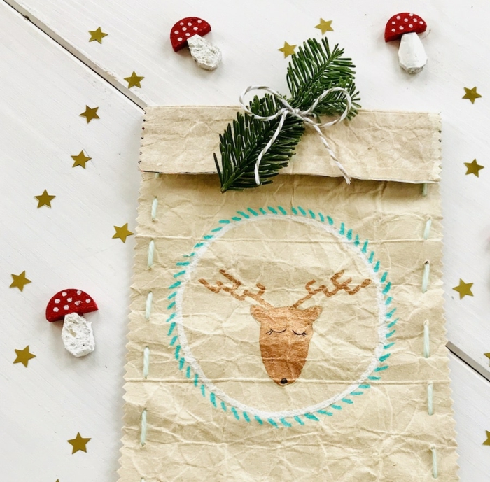 diy noël emballer un cadeau